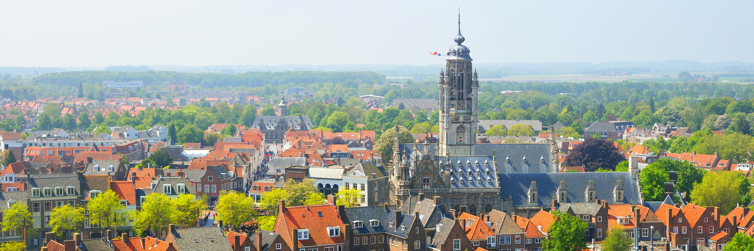 Middelburg - Die Hauptstadt von Zeeland mit Stolz und Tradition Stadtzentrum von Middelburg