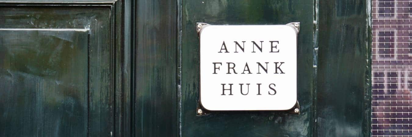 Eingang des Anne Frank Haus