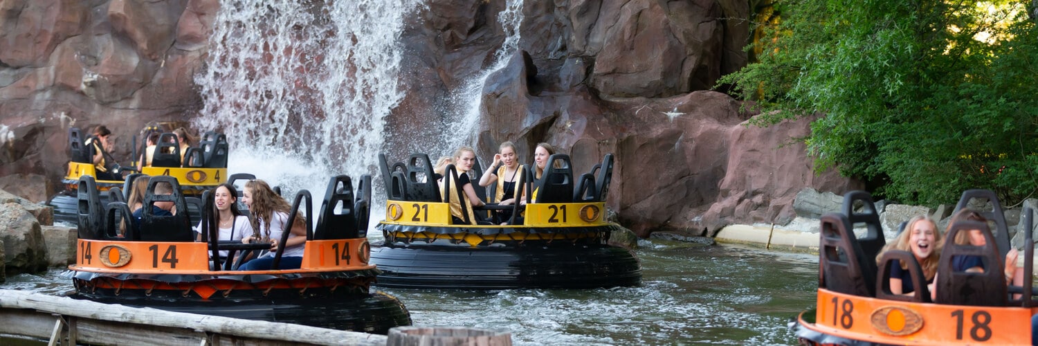 Rapid river Pirana in Efteling