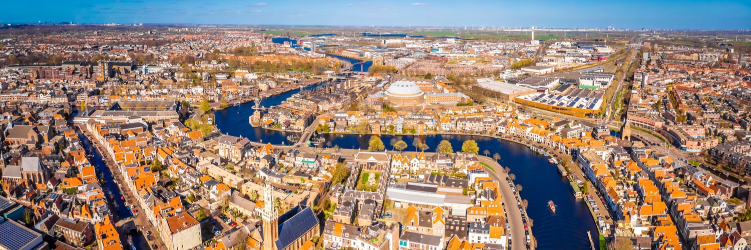 Haarlem aus der Vogelperspektive