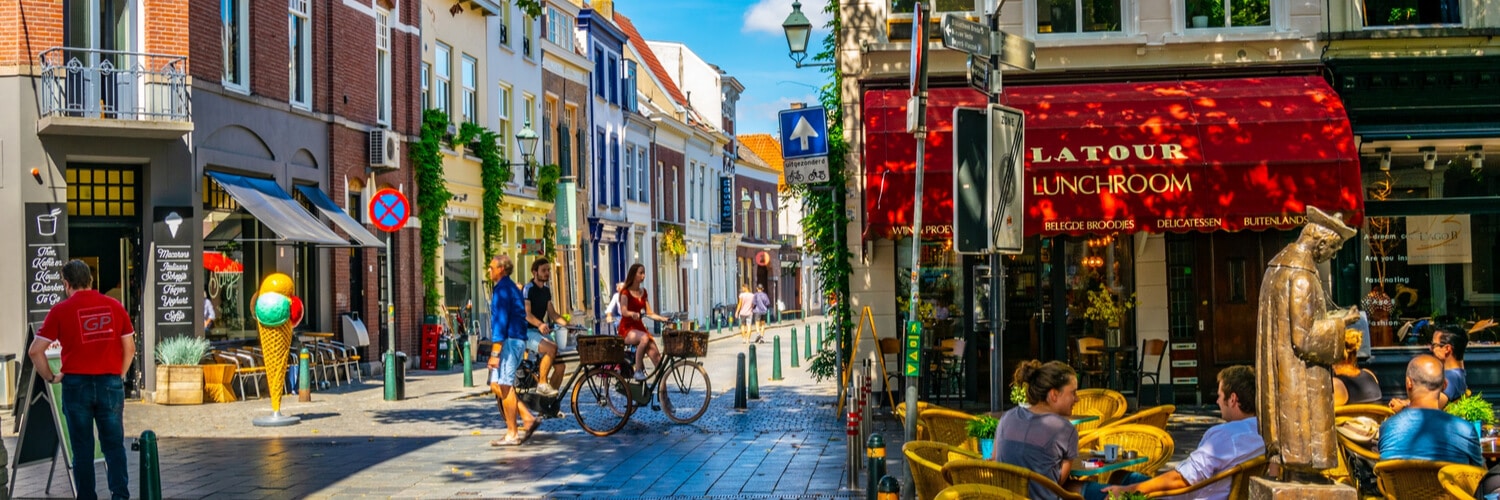 Einkaufsstraße in Holland