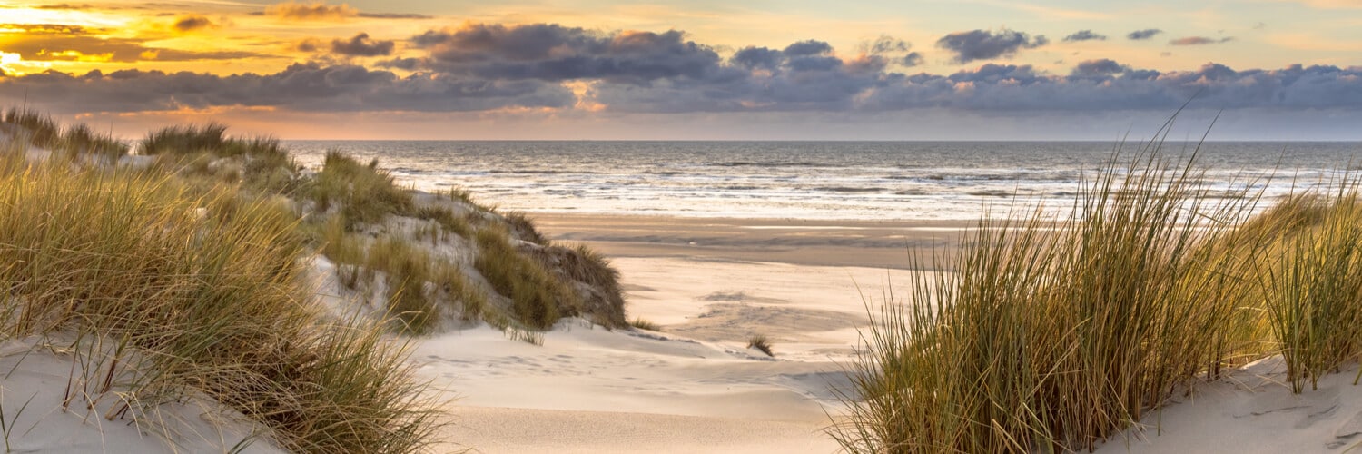 schöner Strand in Holland